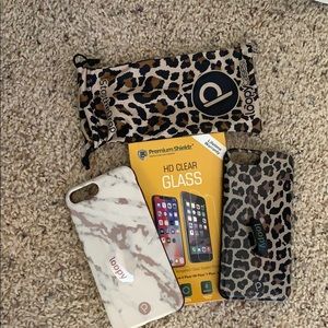 2 Loopy phone case bundle with screen protector.